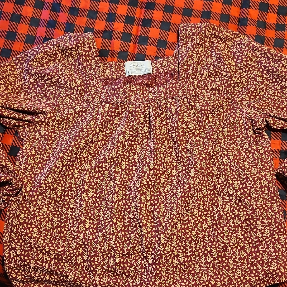 Floral Print Women's Blouse